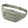 Sac banane 33 x 8 x 15 cm en polyester kaki avec sangle réglable