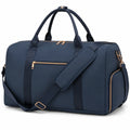 Sac de voyage 50 x 25 x 30 cm en textile bleu marine à bandoulière réglable